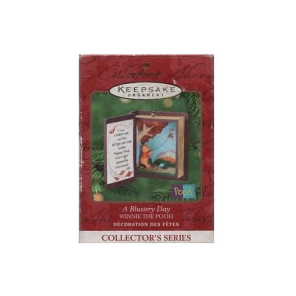 Hallmark 2000 Ornament A Blustery Day # 3 Winnie The Pooh Series NEW Vintage - Picture 5 of 8